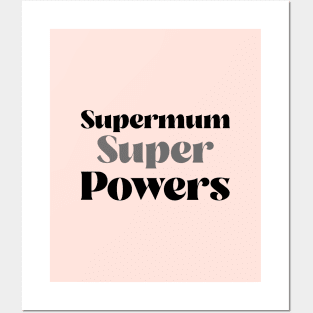 supermum super powers Posters and Art